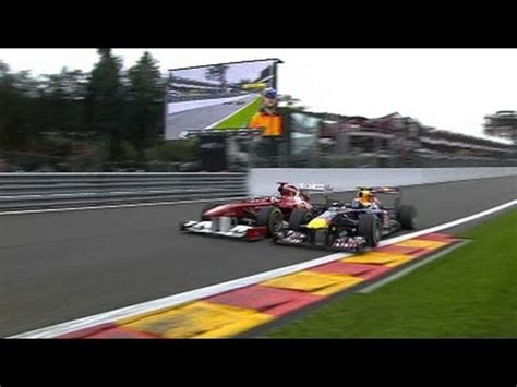 F1 Overtakes   Webber and Alonso, Spa 2011   YouTube