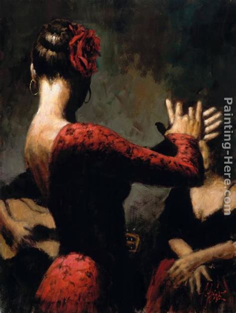 Fabian Perez tablao flamenco painting anysize 50% off ...