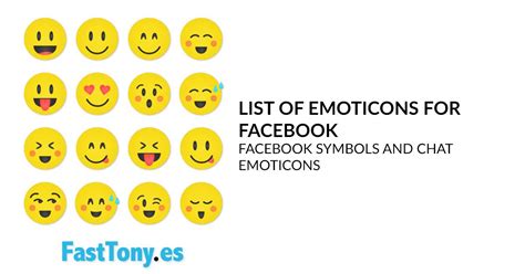 Facebook Emoji List   Emoji World