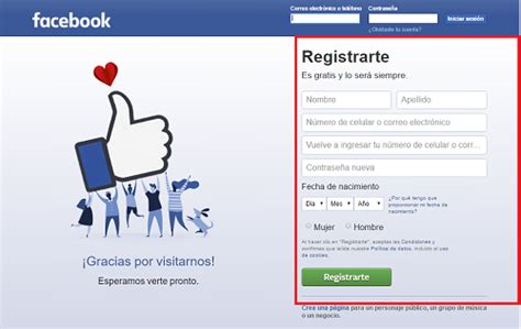 Facebook en español México iniciar sesión