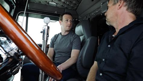 Facebook founder Zuckerberg hears truckers  concerns at ...