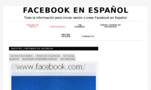 Facebook iniciar la sesion.com: Facebook en Español   Toda ...