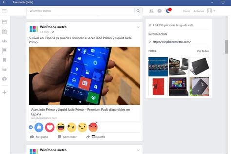 Facebook y Messenger para Windows 10 ya disponibles de ...