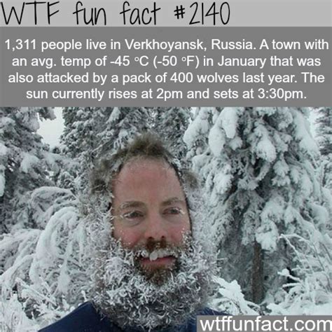 Facts about Verkhoyansk, Russia   WTF fun facts