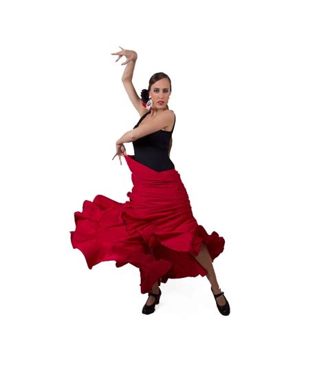 Falda flamenca de ensayo para baile flamenco por solo 30