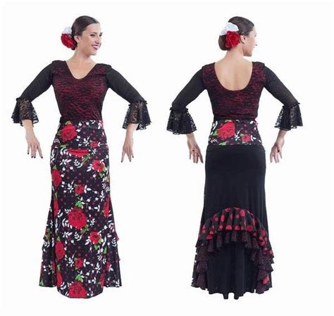 Faldas para baile flamenco y de ensayo