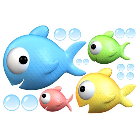 Familia peces de colores