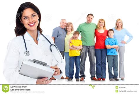 Family Doctor Woman. Health Care. Stock Image   Image ...