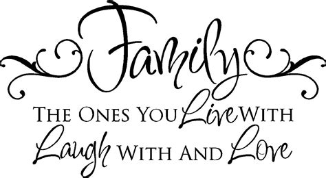 Family Quotes | Vinyl Wall Decals | Live Laugh Love