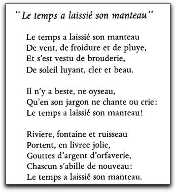 Famous French Poems