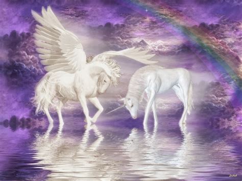 Fantasy pictures with white unicorns | Barbaras Fantasy World
