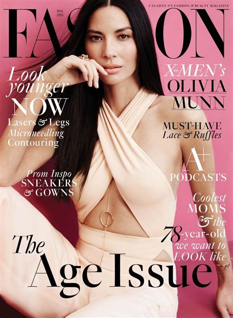 FASHION Magazine May 2016 Cover: Olivia Munn   FASHION ...