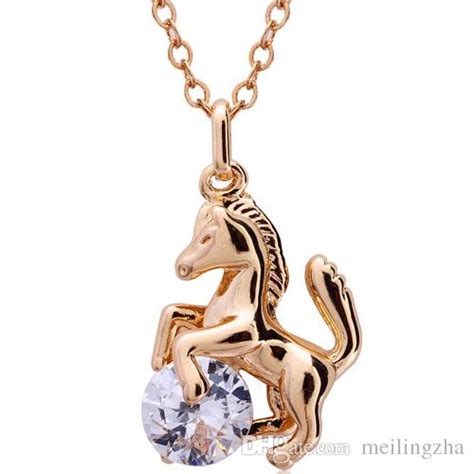 Fashion Running Horse Necklace Pendants Jewelry Horses ...