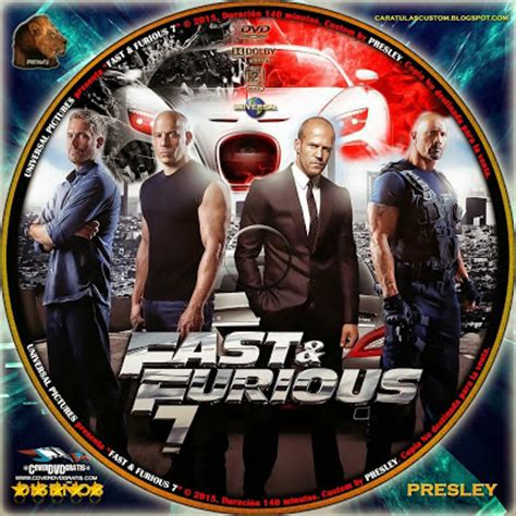 Fast & Furious 7  2015  DVD COVER   CoverDVDgratis