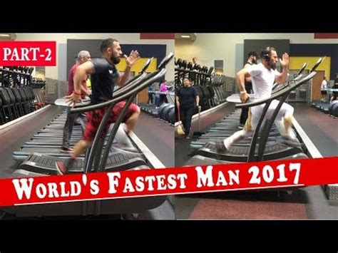 fastest treadmill runner in the world | Running Speed of ...