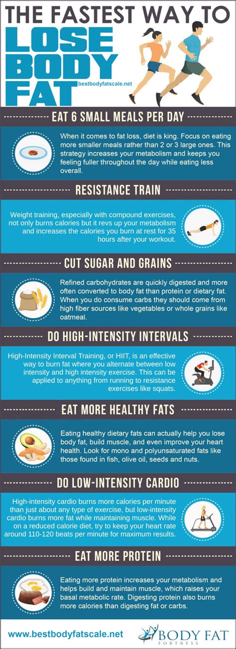 Fastest Way To Lose Body Fat {Infographic}   Best Infographics