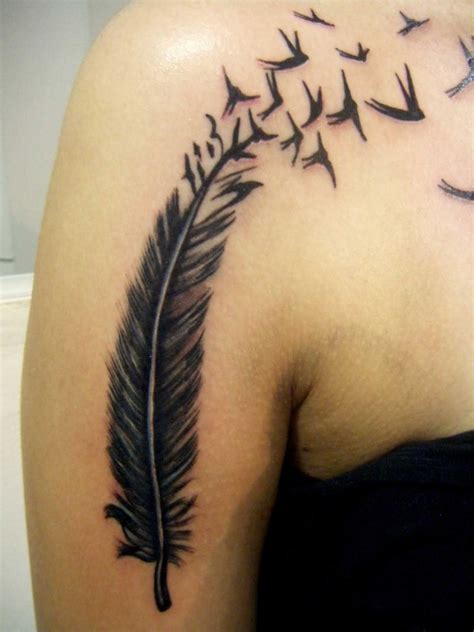 Feather Bird Tattoos Designs, Ideas and Meaning | Tattoos ...