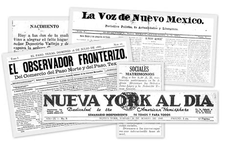 Feature Article: Periódicos en Español—Hispanic American ...