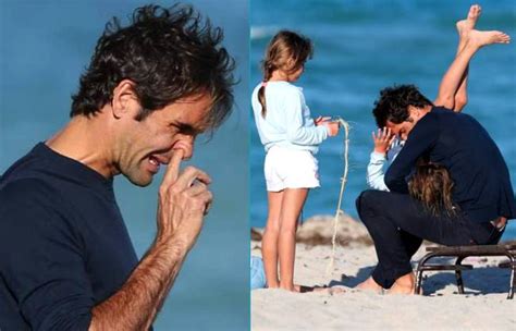 Federer es humano: su foto  incómoda  en Miami   AS.com