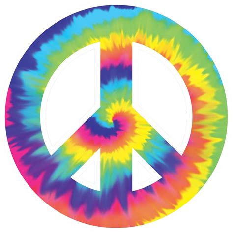 FEELING GROOVY HIPPIE 60 S PEACE SIGN CARDBOARD CUTOUT ...