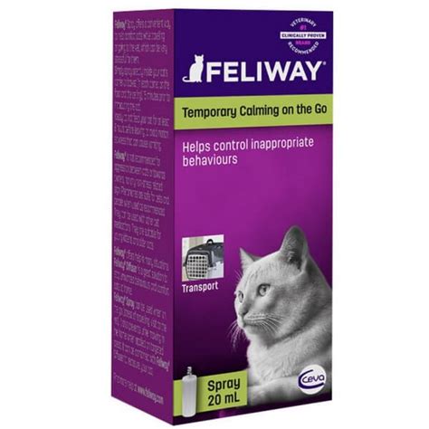Feliway travel 20mls. para gatos. Marcaje urinario y arañazos.