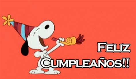 Feliz Cumpleaños GIF   FelizCumpleanos FelizCumple Snoopy ...