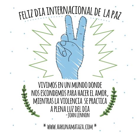 Feliz dia internacional de la paz | Frases geniales ...