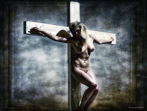 Female crucifixion on the cross 16 video