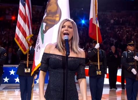 Fergie Apologizes for National Anthem Performance ...