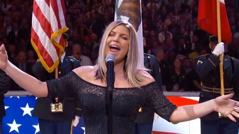 Fergie Butchers the National Anthem, Jimmy Kimmel and ...