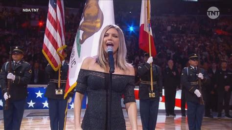 Fergie s NBA All Star Game national anthem confuses ...