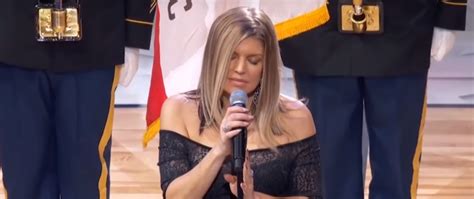 Fergie s Version Of National Anthem Not Proudly Hailed ...