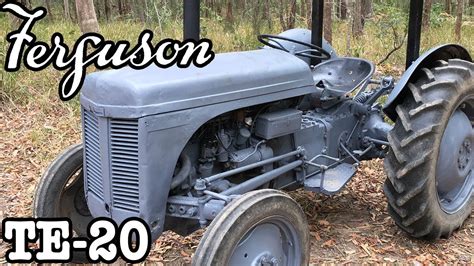 Ferguson TE 20  Grey Fergie  Tractor Restoration   YouTube