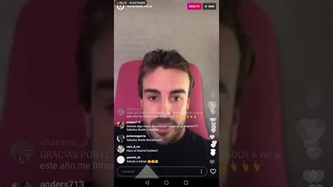 Fernando Alonso Directo Instagram 28/04/2017 Parte 2   YouTube
