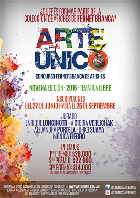 Fernet Branca Concurso de Afiches  Arte ÚNICO  | Anotarse ...