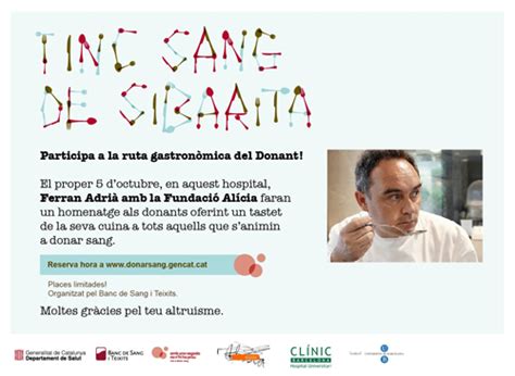 Ferran Adrià i la Fundació Alícia cuinaran per als donants ...