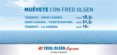 Ferries Fred Olsen: Billetes, horario, flota y travesías