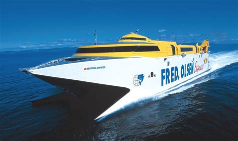 Ferry canary islands  Fleet Fred Olsen  BencomoExpress ...