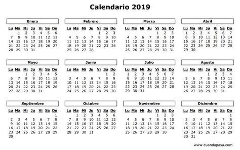 FESTIVOS. El Consell aprueba el calendario laboral de 2019 ...