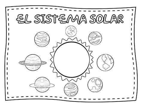 Fichas de Primaria: El sistema solar