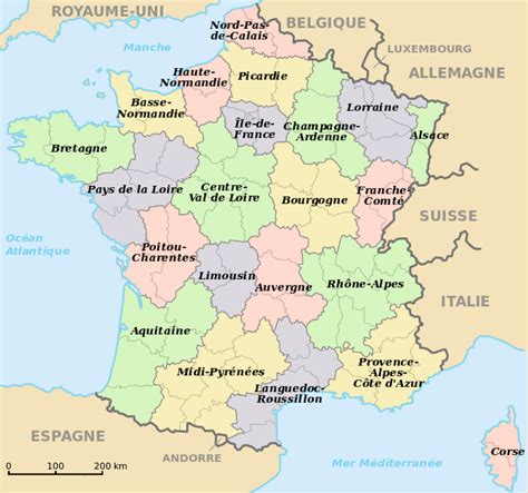 Fichier:Régions de France.svg   Vikidia, l’encyclopédie ...