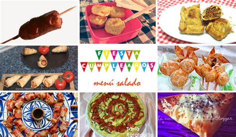 Fiesta de cumpleaños I   Menú salado | Cocina