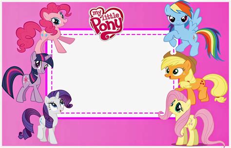 Fiesta de My Little Pony: Invitaciones para Imprimir ...