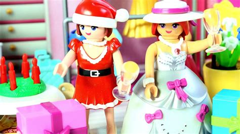 Fiesta de Navidad y Desfile de Moda con Juguetes Playmobil ...