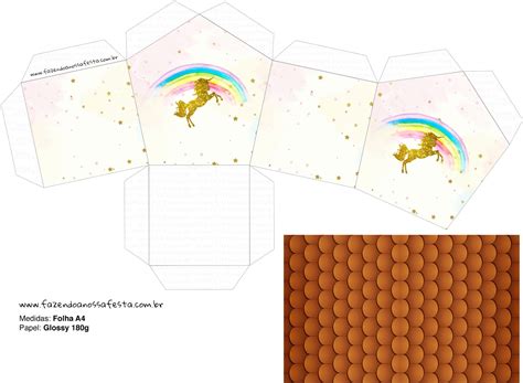 Fiesta de Unicornios: Cajas para Imprimir Gratis. | Ideas ...