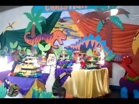 Fiesta fantastica de dinosaurios Christian 4 AÑOS   YouTube