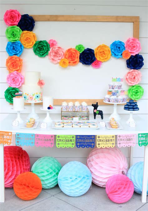 FIESTA FOREVER 16TH BIRTHDAY PARTY   Bloom Designs