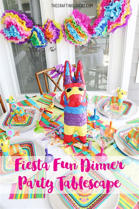 Fiesta Fun Dinner Party Tablescape   The Crafting Chicks