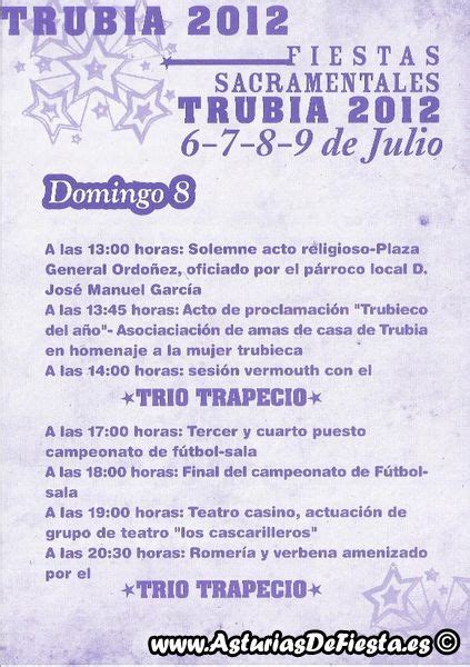 Fiestas Sacramentales de Trubia  Oviedo  2012 | 07   Julio ...