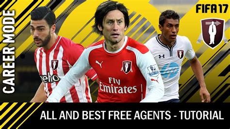 FIFA 17: Career Mode   All & Best Free Agents to Buy ...